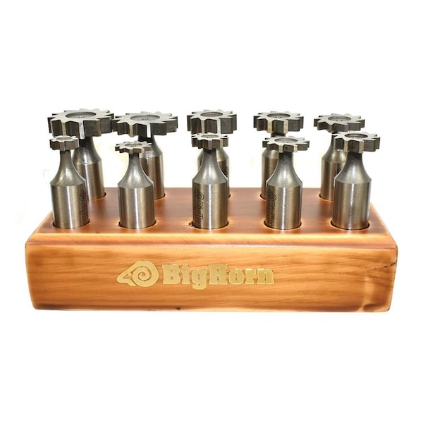 Big Horn HSS Woodruff Keyseat Cutter Set - Straight Tooth 19879 - main